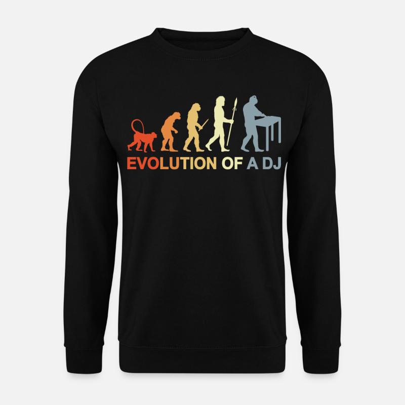 Evolution of a DJ - Unisex Sweatshirt - black