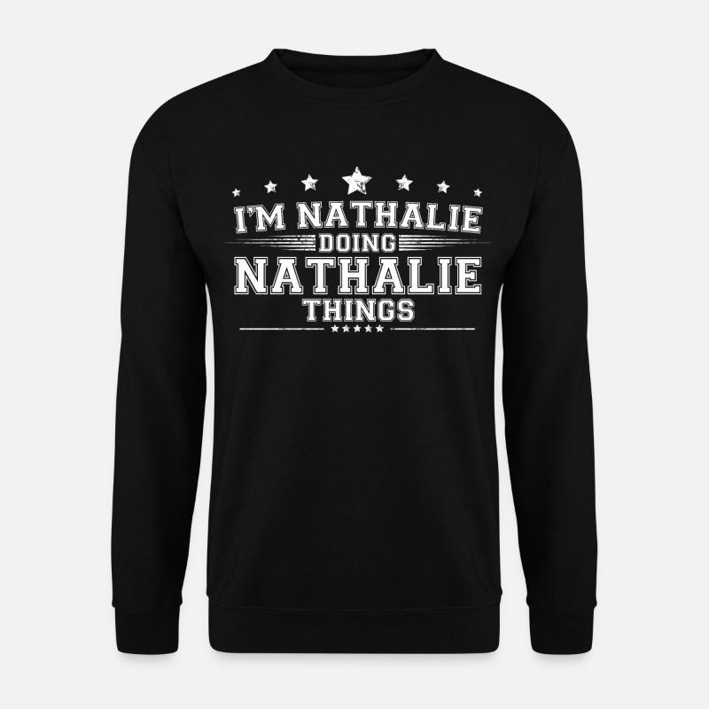 Nathalie - Sweat-shirt Unisexe - noir