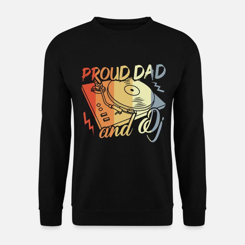Diskjockey Papa - Unisex Pullover - Schwarz