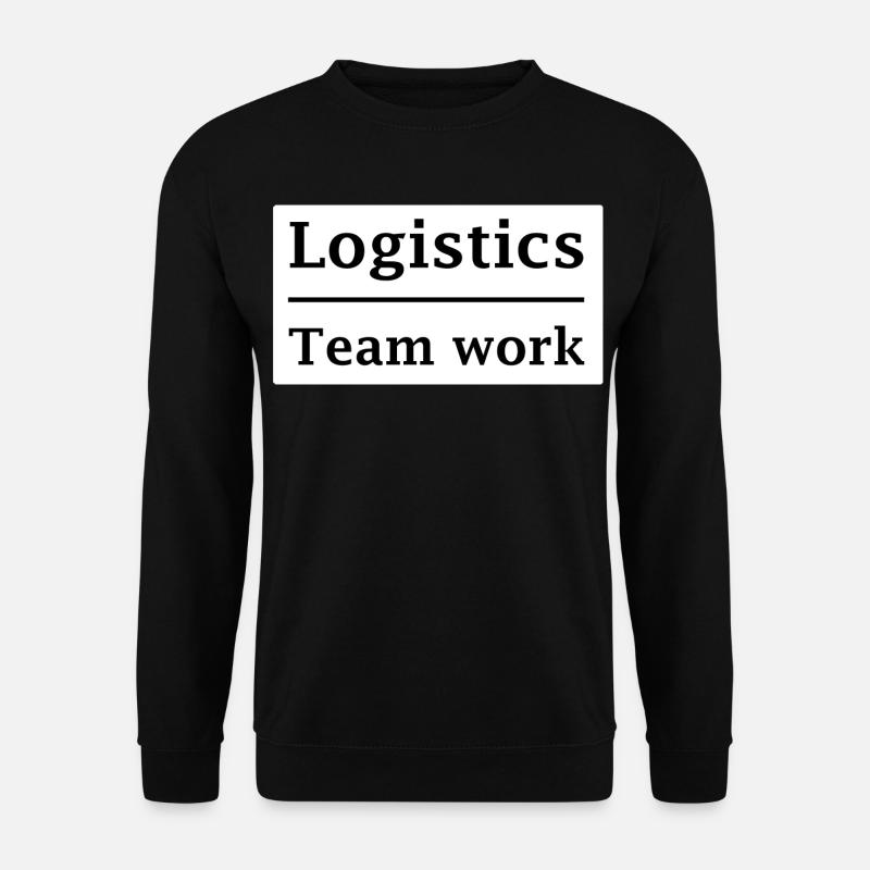 Logistiker Teamarbeit - Unisex Pullover - Schwarz