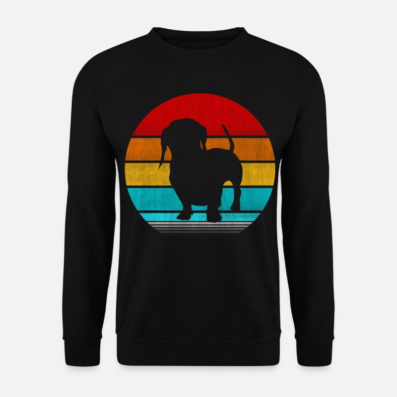 Dackel - Unisex Pullover - Schwarz