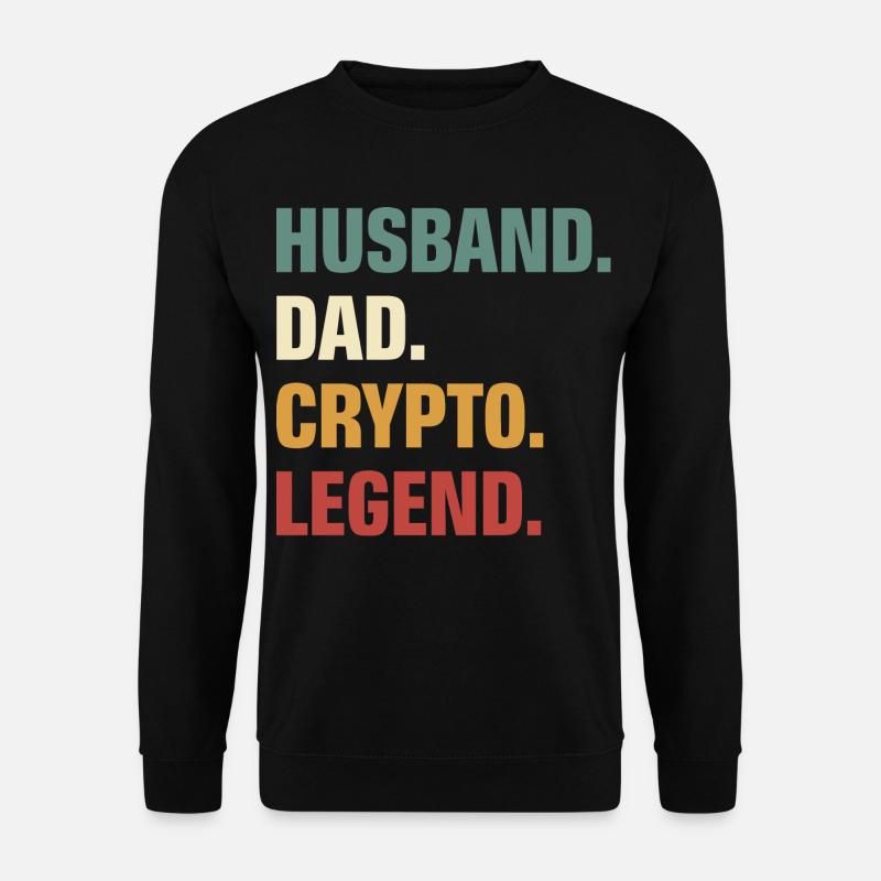 Crypto Papa - Unisex Pullover - Schwarz