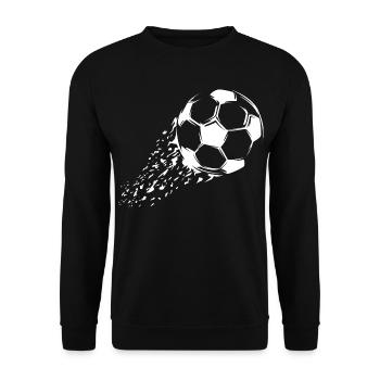 rocket football sport soccer cl Bundesliga Symbol - Unisex Sweatshirt - black - Front - Alina (178cm) & Michal (187cm)