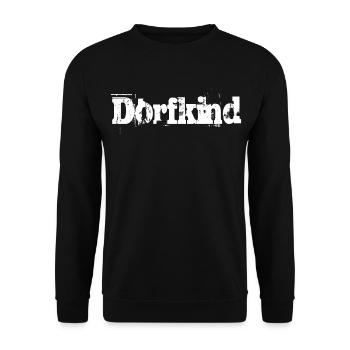Dorfkind - Unisex Pullover - Schwarz - Vorne - Alina (178cm) & Michal (187cm)