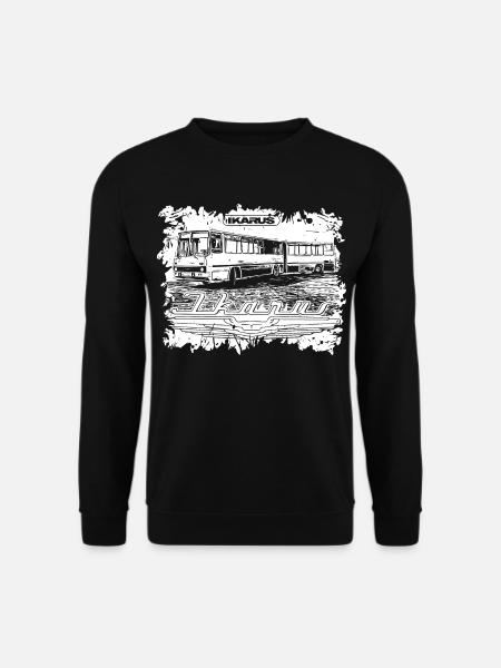 Ikarus Bus - Gelenkbus - Unisex Pullover - Schwarz