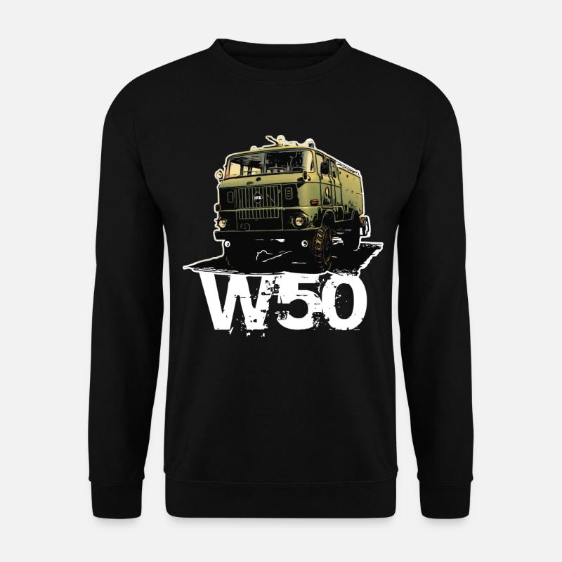 W50 LKW NVA Truck - Unisex Pullover - Schwarz