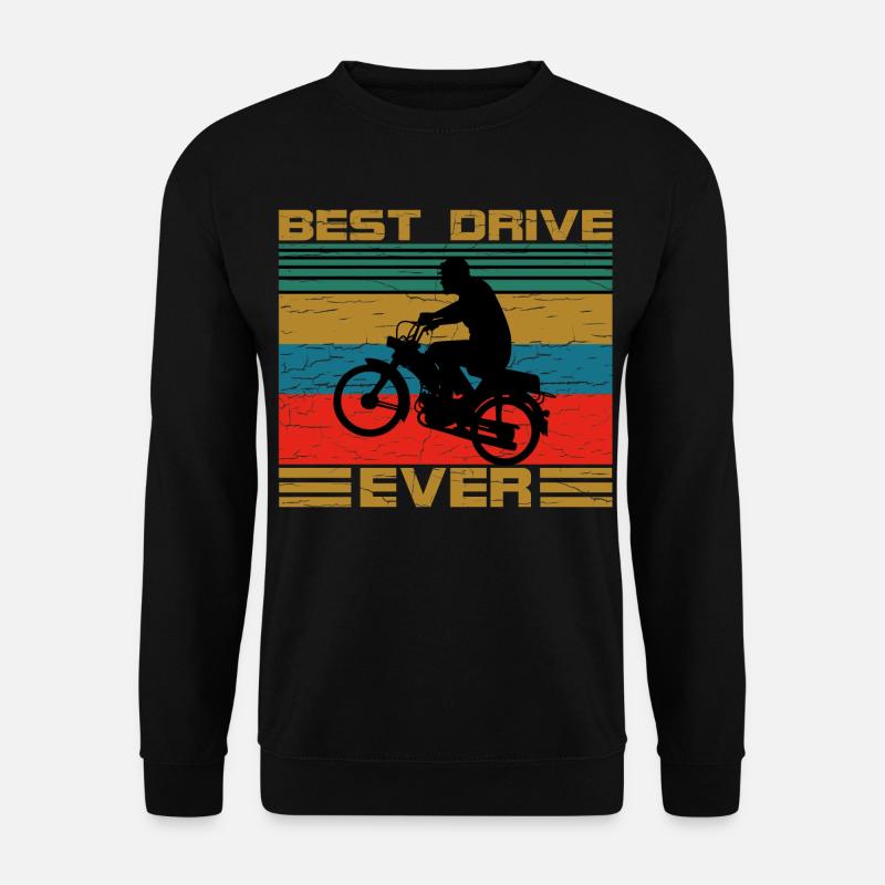 Two-stroke retro - Unisex Sweatshirt - black