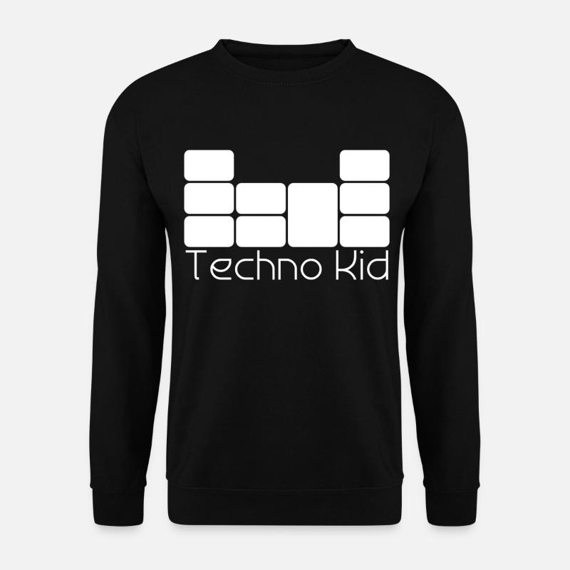 Techno Kid - Unisex Pullover - Schwarz
