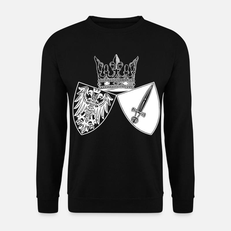 Essen - Stadt - Adler - Schild und Krone - Wappen - Unisex Pullover - Schwarz