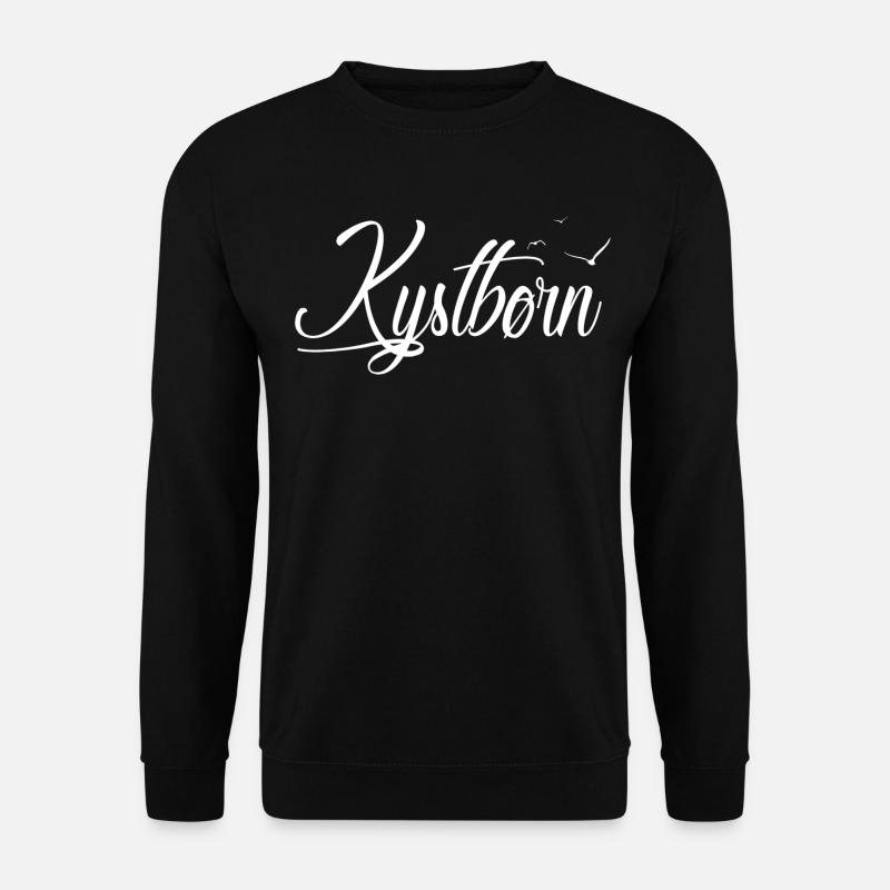 Kystbørn - Coastal child - Unisex Sweatshirt - black