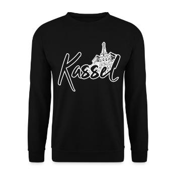 Kassel - Unisex Sweatshirt - black - Front - Alina (178cm) & Michal (187cm)