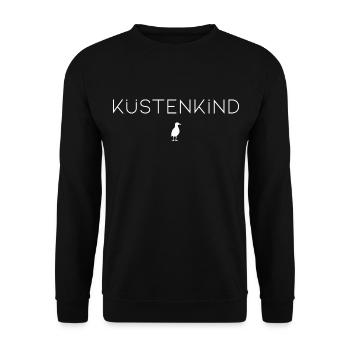 Küstenkind - Unisex Pullover - Schwarz - Vorne - Alina (178cm) & Michal (187cm)