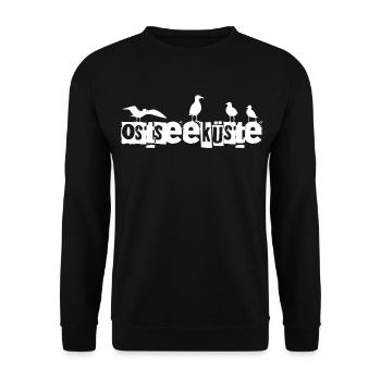 Ostseeküste - Unisex Pullover - Schwarz - Vorne - Alina (178cm) & Michal (187cm)