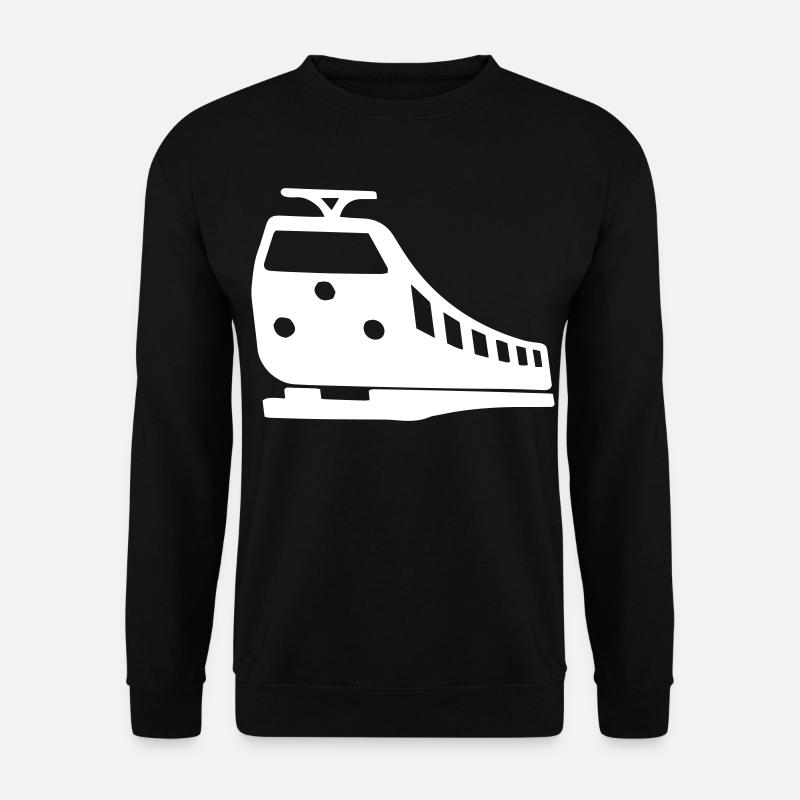 Symbole du conducteur de train | Couleur réglable - Sweat-shirt Unisexe - noir