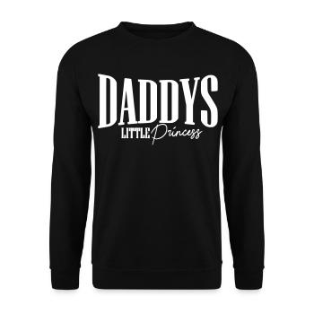 Papa papa cadeau fête bébé parents anniversaire - Sweat-shirt Unisexe - noir - Devant - Alina (178cm) & Michal (187cm)