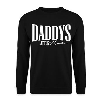 Papa papa cadeau fête bébé parents anniversaire - Sweat-shirt Unisexe - noir - Devant - Alina (178cm) & Michal (187cm)