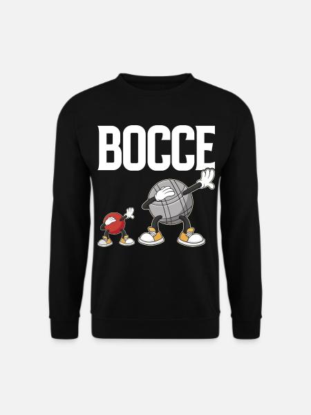 Dabbing Bocce Ball with Jack Bocci Dab Game Bocce - Unisex Sweatshirt - black