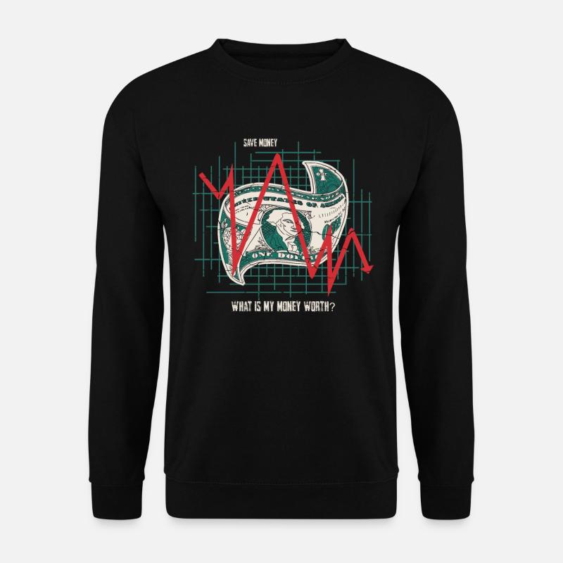 Que vaut mon argent d’autre! - Sweat-shirt Unisexe - noir