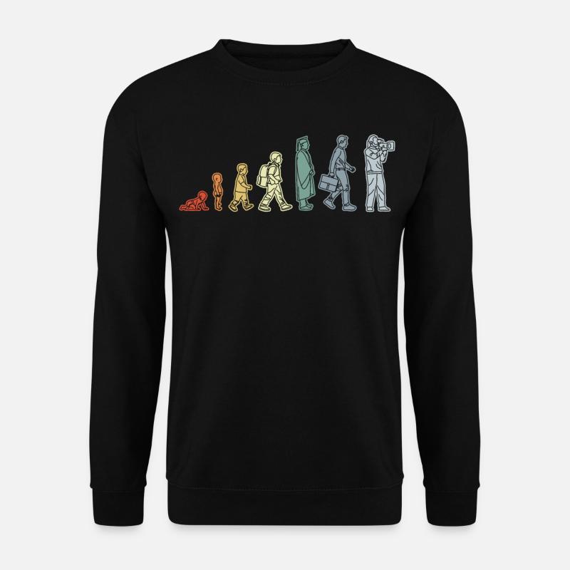 Baby zum Kameramann - Unisex Pullover - Schwarz