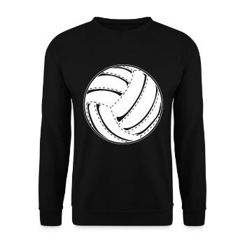 Volley-ball - Sweat-shirt Unisexe - noir - Devant - Alina (178cm) & Michal (187cm)