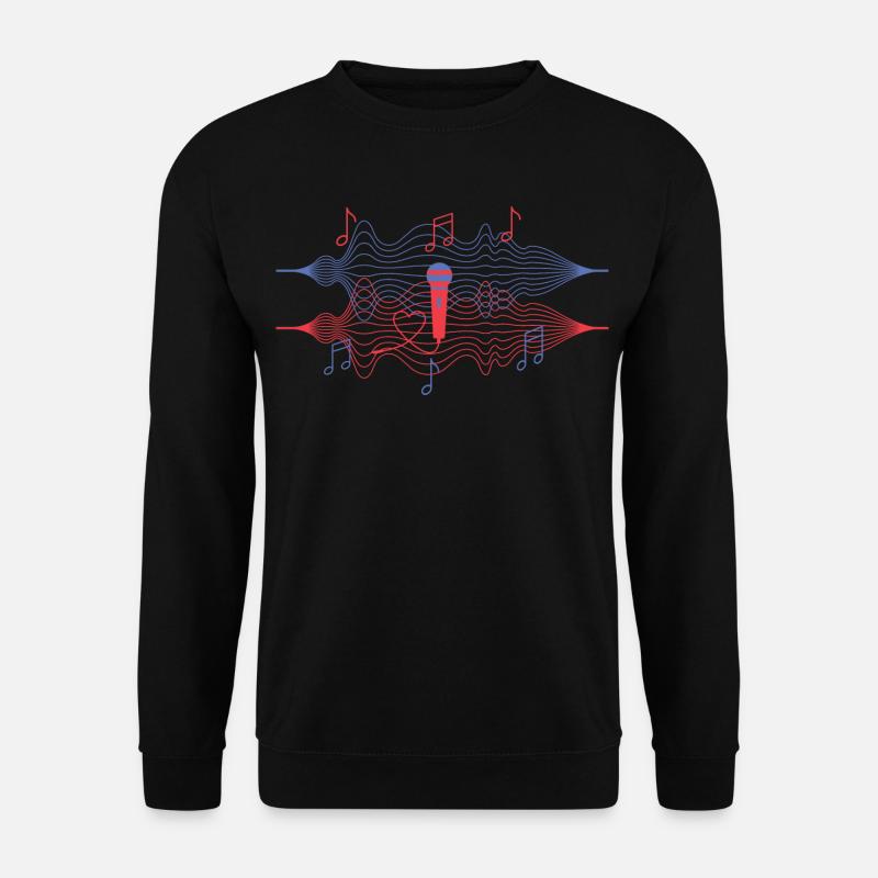 Ich liebe Musik - Unisex Pullover - Schwarz