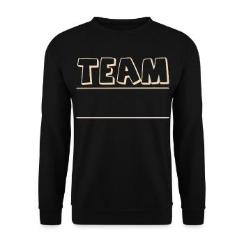 Équipe - Sweat-shirt Unisexe - noir - Devant - Alina (178cm) & Michal (187cm)