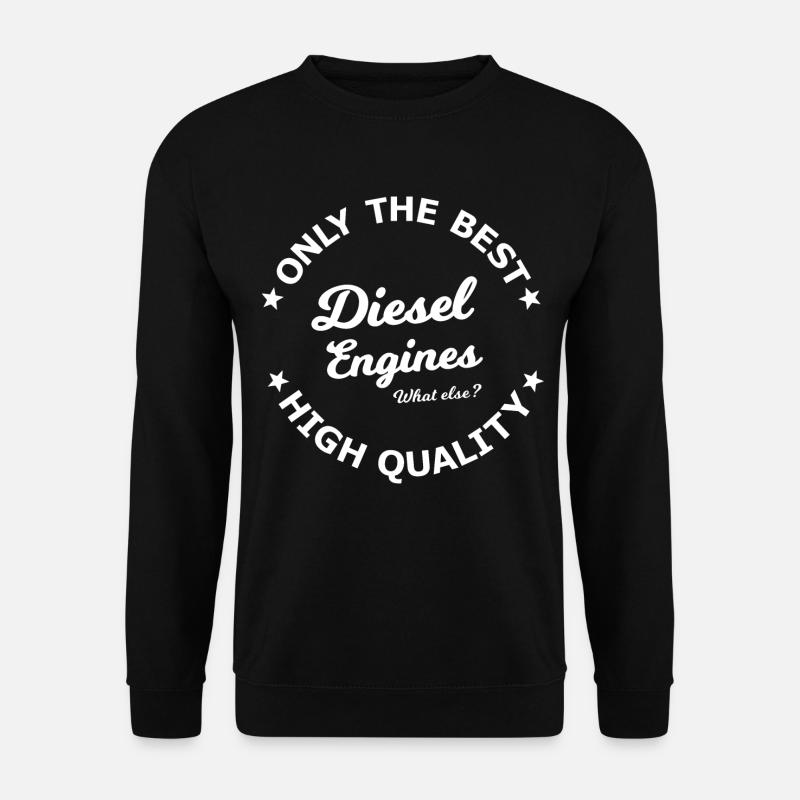 Diesel engines only - Unisex Sweatshirt - black