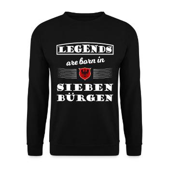Légendes de Transylvanie - Sweat-shirt Unisexe - noir - Devant - Alina (178cm) & Michal (187cm)