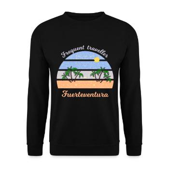 Fuerteventura Vacances - Sweat-shirt Unisexe - noir - Devant - Alina (178cm) & Michal (187cm)