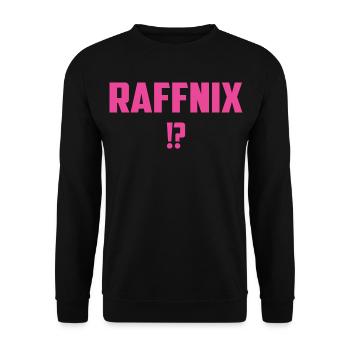 Raffnix - Unisex Pullover - Schwarz - Vorne - Alina (178cm) & Michal (187cm)