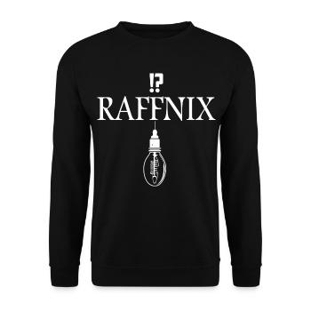 Raffnix Nerd - Unisex Sweatshirt - black - Front - Alina (178cm) & Michal (187cm)
