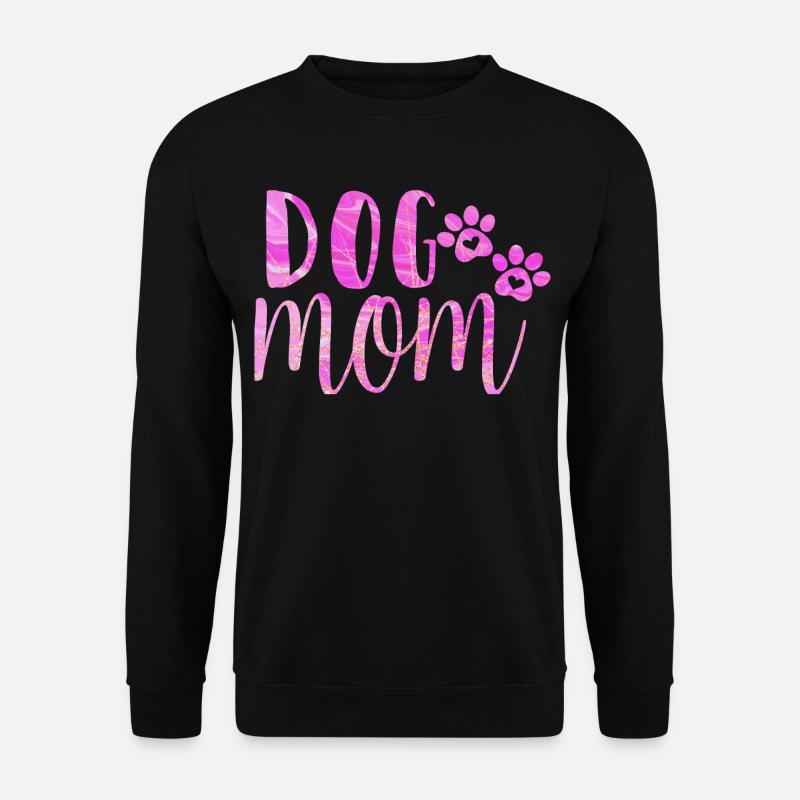 Dog Mom - Unisex Pullover - Schwarz