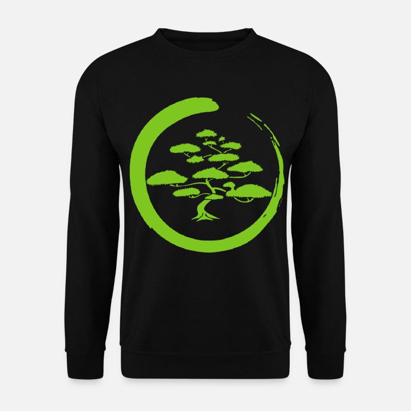 Grüner Japanbaum - Unisex Pullover - Schwarz