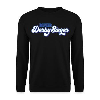 Farben änderbar | Revier Derbysieger - Unisex Pullover - Schwarz - Vorne - Alina (178cm) & Michal (187cm)