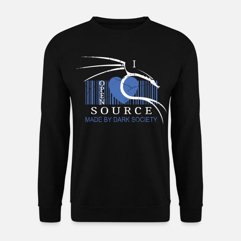 I Love Open Source Software - Unisex Sweatshirt - black