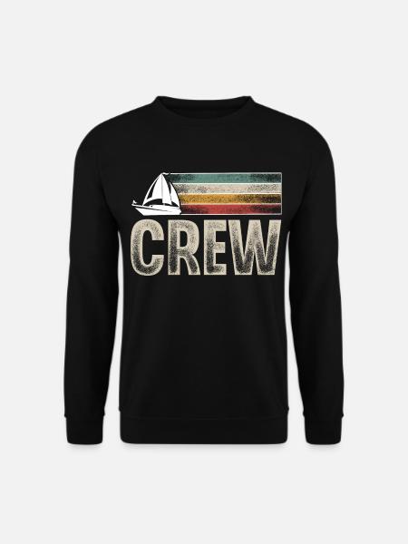 Segeln Segler Segelboot Crew - Unisex Pullover - Schwarz