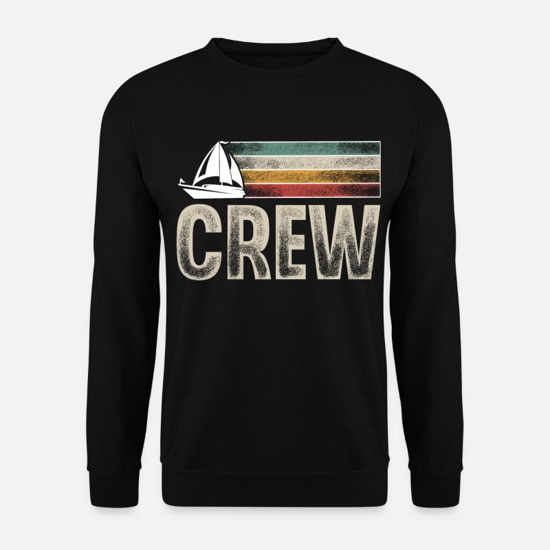 Segeln Segler Segelboot Crew - Unisex Pullover - Schwarz
