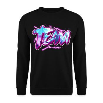 Équipe - Sweat-shirt Unisexe - noir - Devant - Alina (178cm) & Michal (187cm)