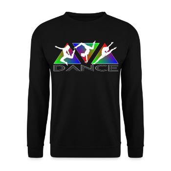 Dance - Unisex Pullover - Schwarz - Vorne - Alina (178cm) & Michal (187cm)