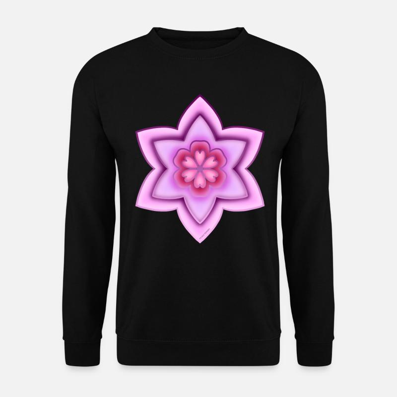 Bunte Kirschblüte! Von Pousse2Bambou ! - Unisex Pullover - Schwarz
