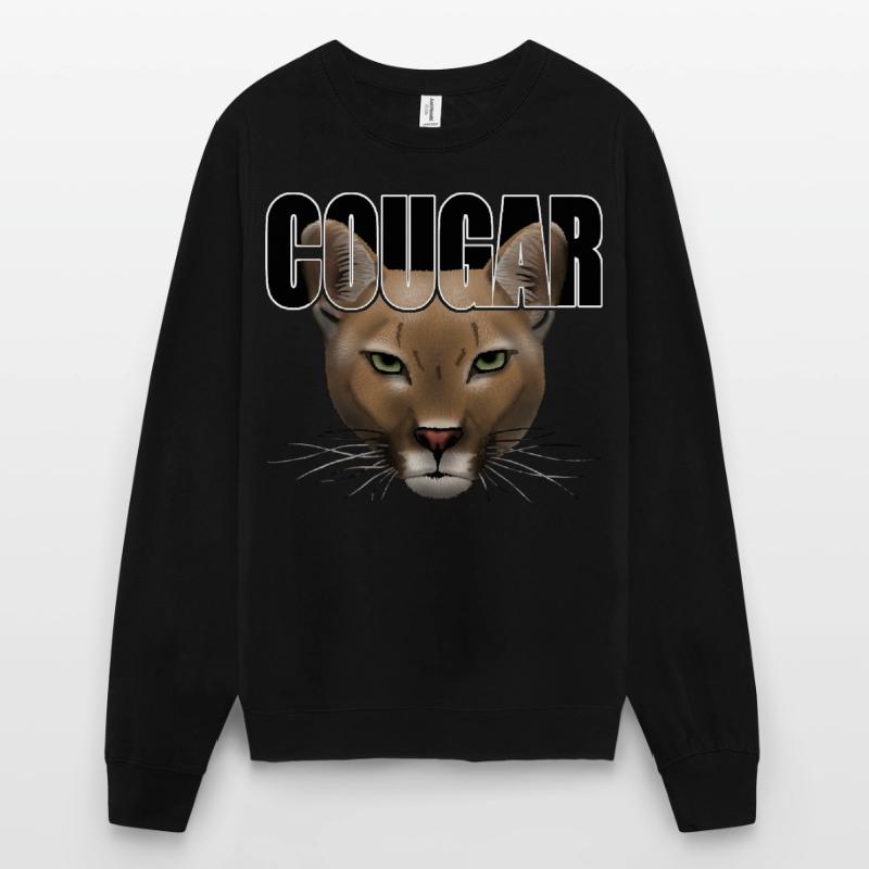 Cougar script R6Z Sweat-shirt Unisexe