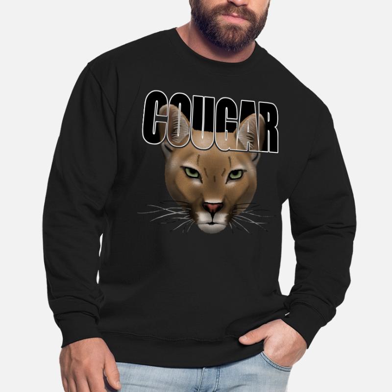 Cougar script R6Z Sweat-shirt Unisexe