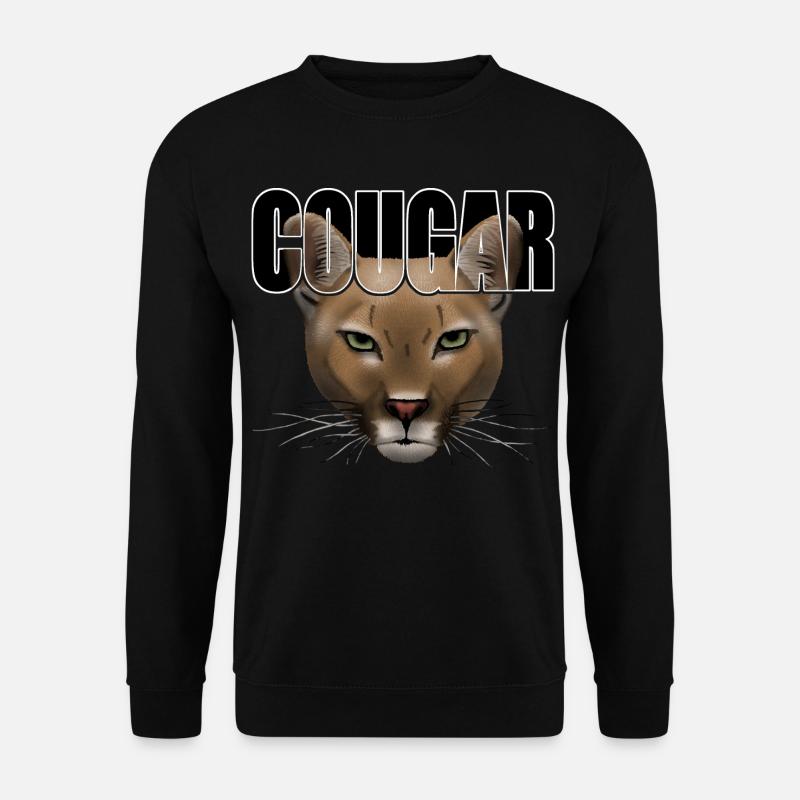 Cougar script R6Z - Unisex Sweatshirt - black