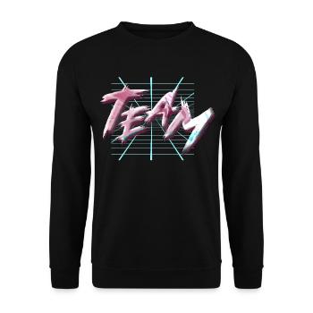 Équipe - Sweat-shirt Unisexe - noir - Devant - Alina (178cm) & Michal (187cm)
