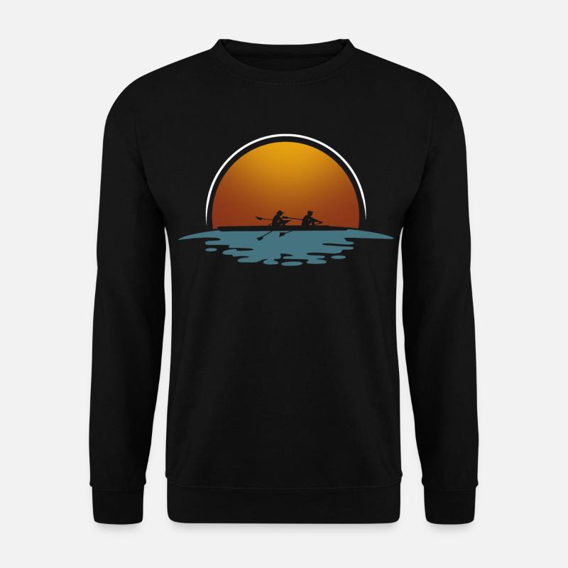 Rameur Rameur Bateau à rames - Sweat-shirt Unisexe - noir