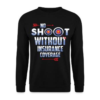 Archer - Unisex Sweatshirt - black - Front - Alina (178cm) & Michal (187cm)