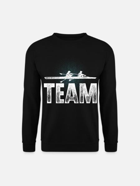 Rowing Rower Rowing Boat Team - Unisex Sweatshirt - black
