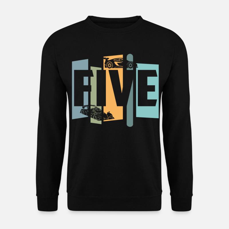 Five years old - Unisex Sweatshirt - black
