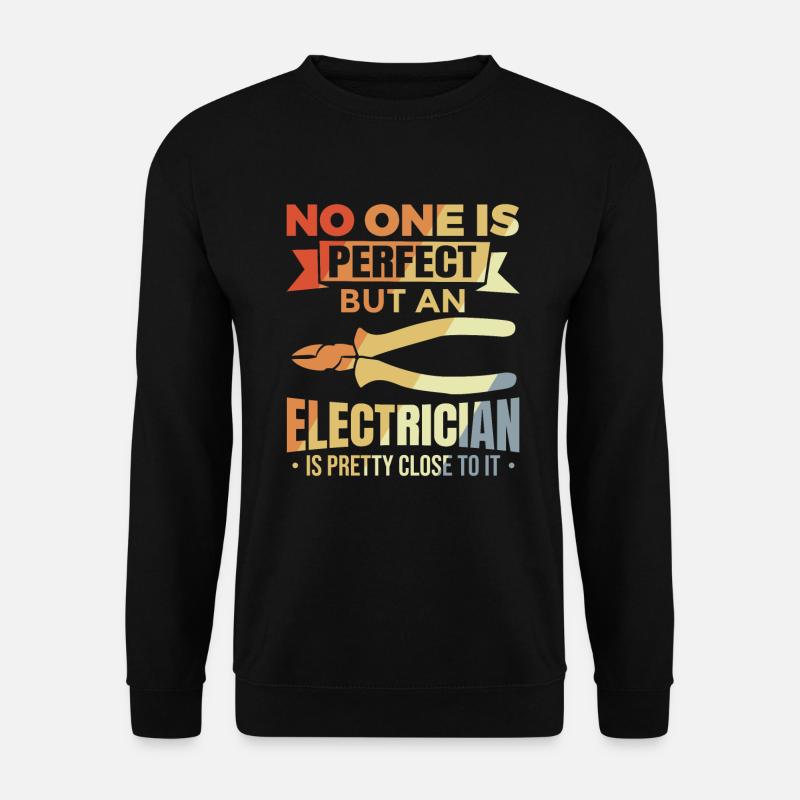 Elektriker Witz - Unisex Pullover - Schwarz