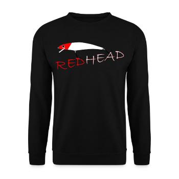 Redhead - Unisex Sweatshirt - black - Front - Alina (178cm) & Michal (187cm)